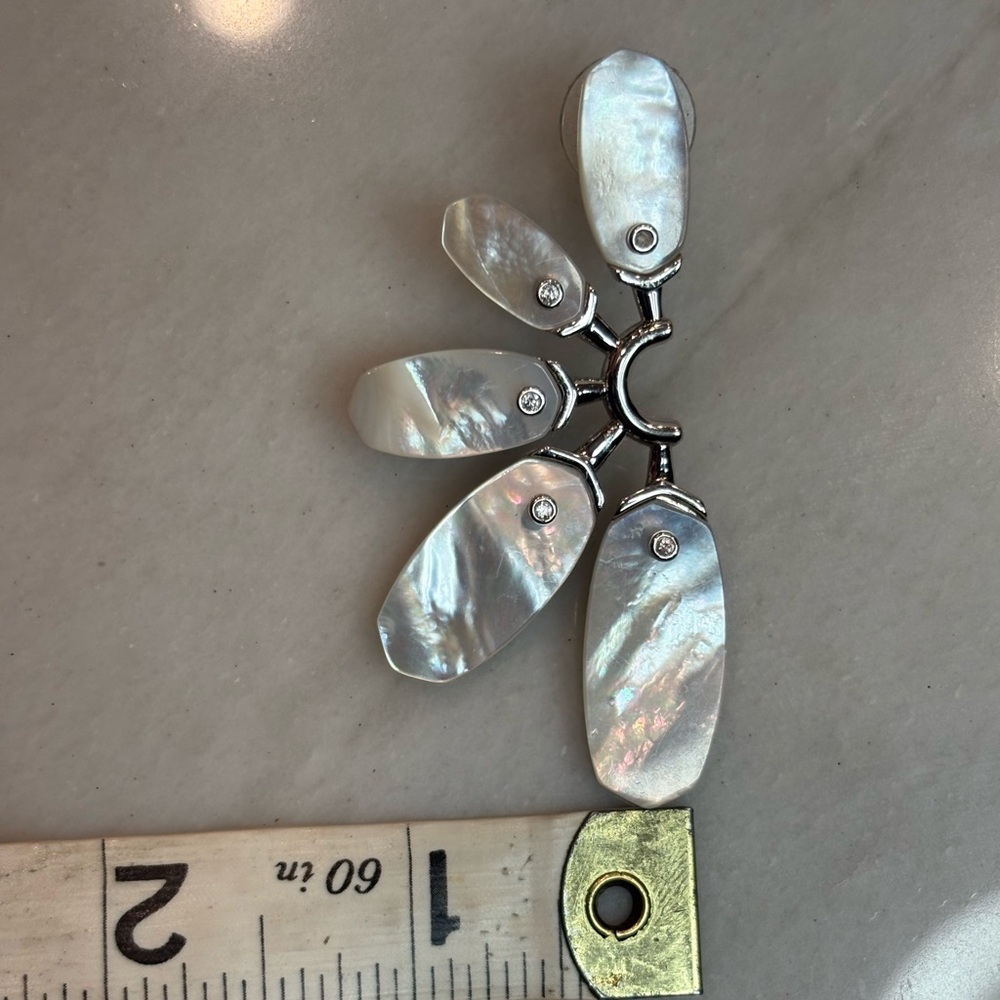 Kendra Scott Ashlyn Drop Down Earrings Same Day Shipping - Picture 6 of 7